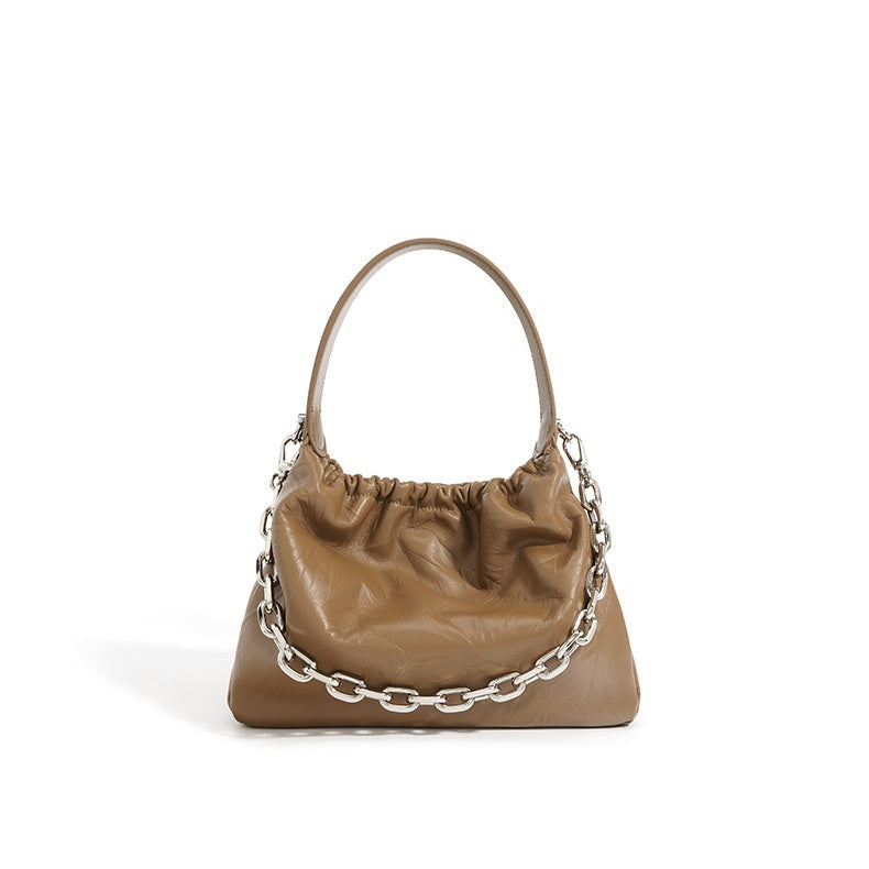 Samara Distressed Leather Hobo Bag