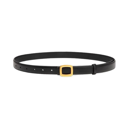 Ceinture à boucle dorée Maude