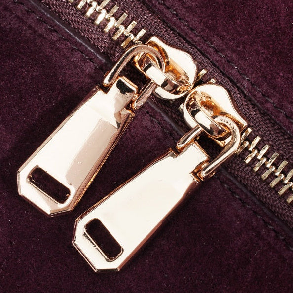 Christa Suede Baguette Bag