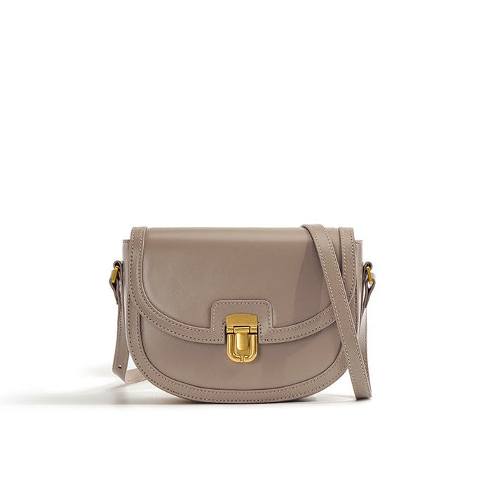 Coco Leather Crossbody Saddle Bag