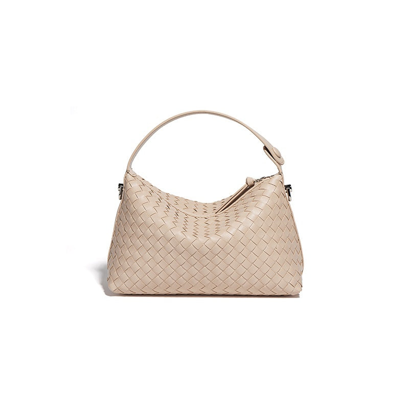 Debby Woven Leather Hobo Bag