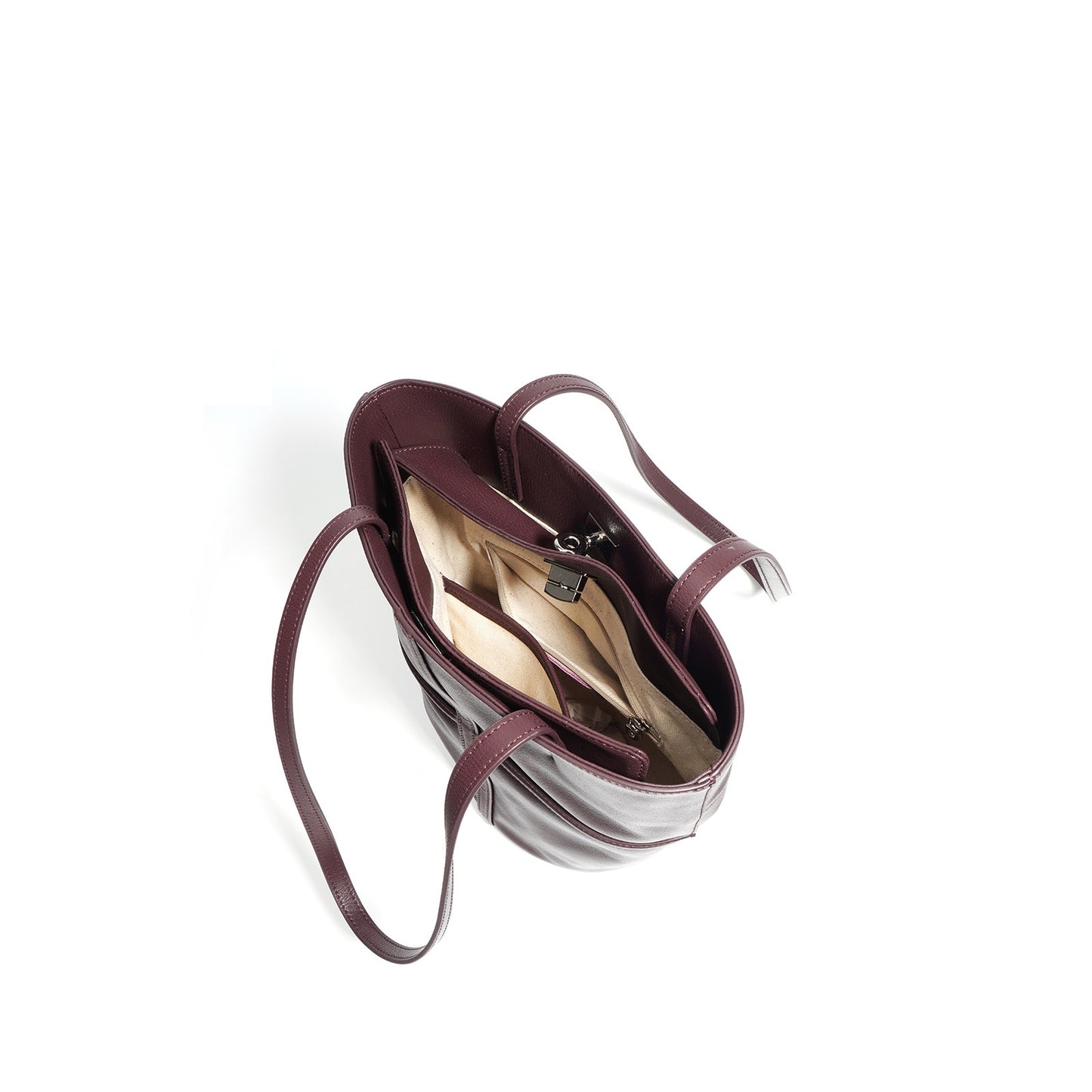 Daniela Paneled Bucket Bag