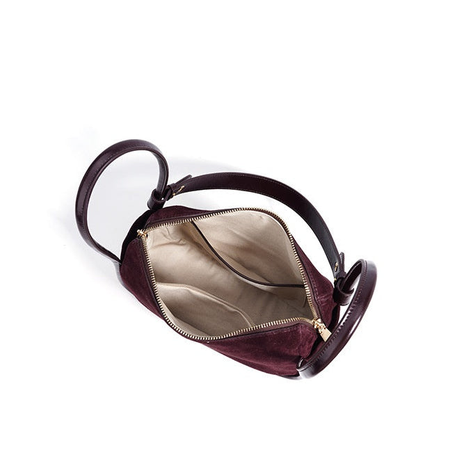 Christa Suede Baguette Bag