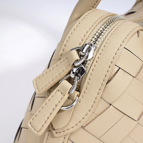 Kendall Woven Leather Handbag