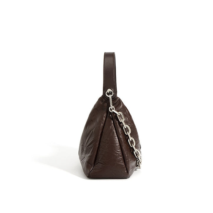 Samara Distressed Leather Hobo Bag