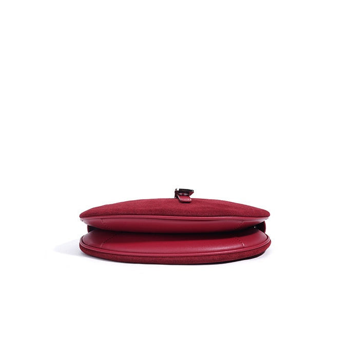 Scarlett Suede Crescent Shoulder Bag