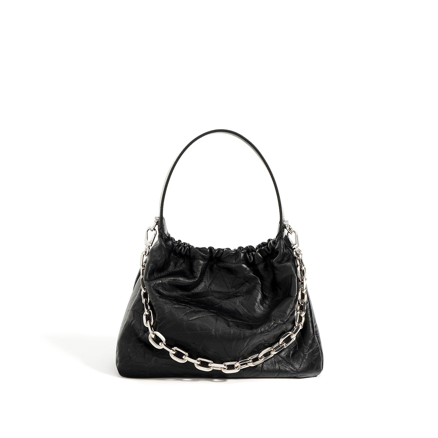 Samara Distressed Leather Hobo Bag