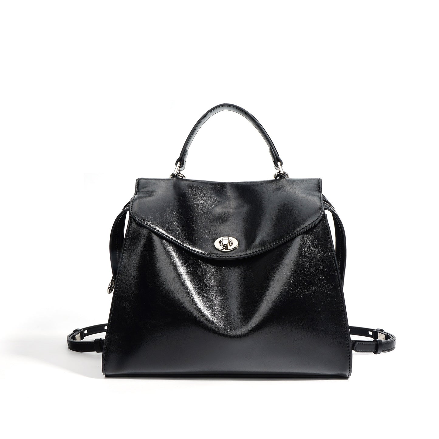 Sabrina Polished Leather Mini Backpack