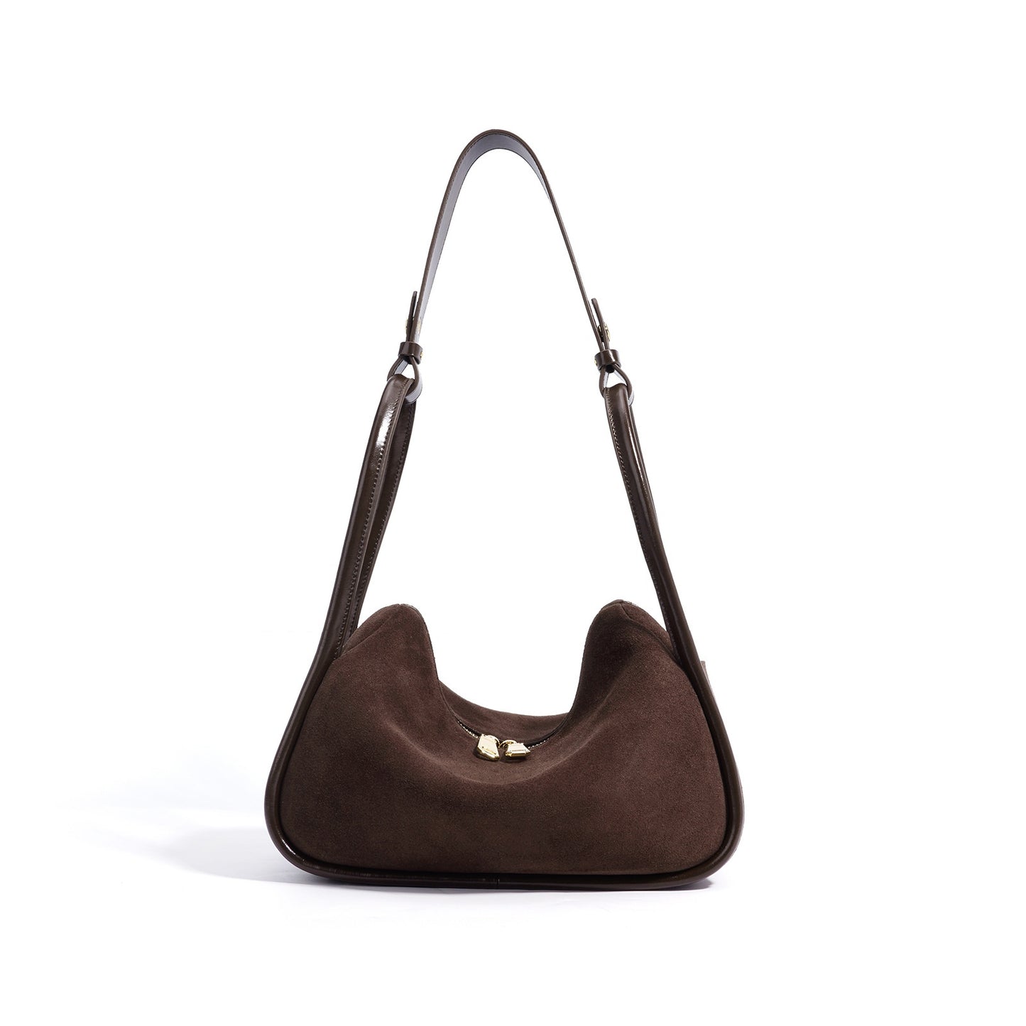 Christa Suede Baguette Bag