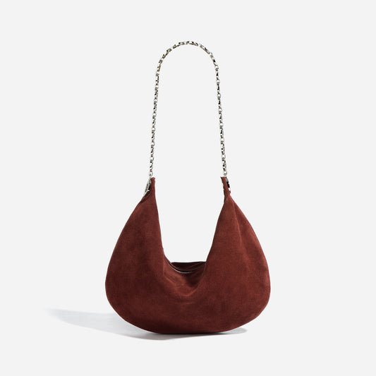 Sac à bandoulière en daim Camille