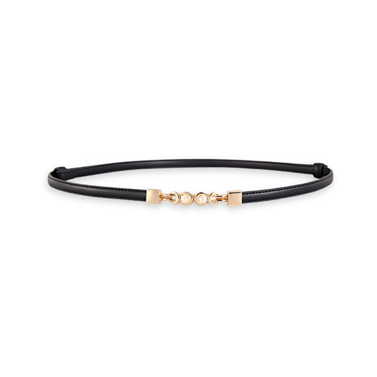 Ceinture en cuir mince Mia