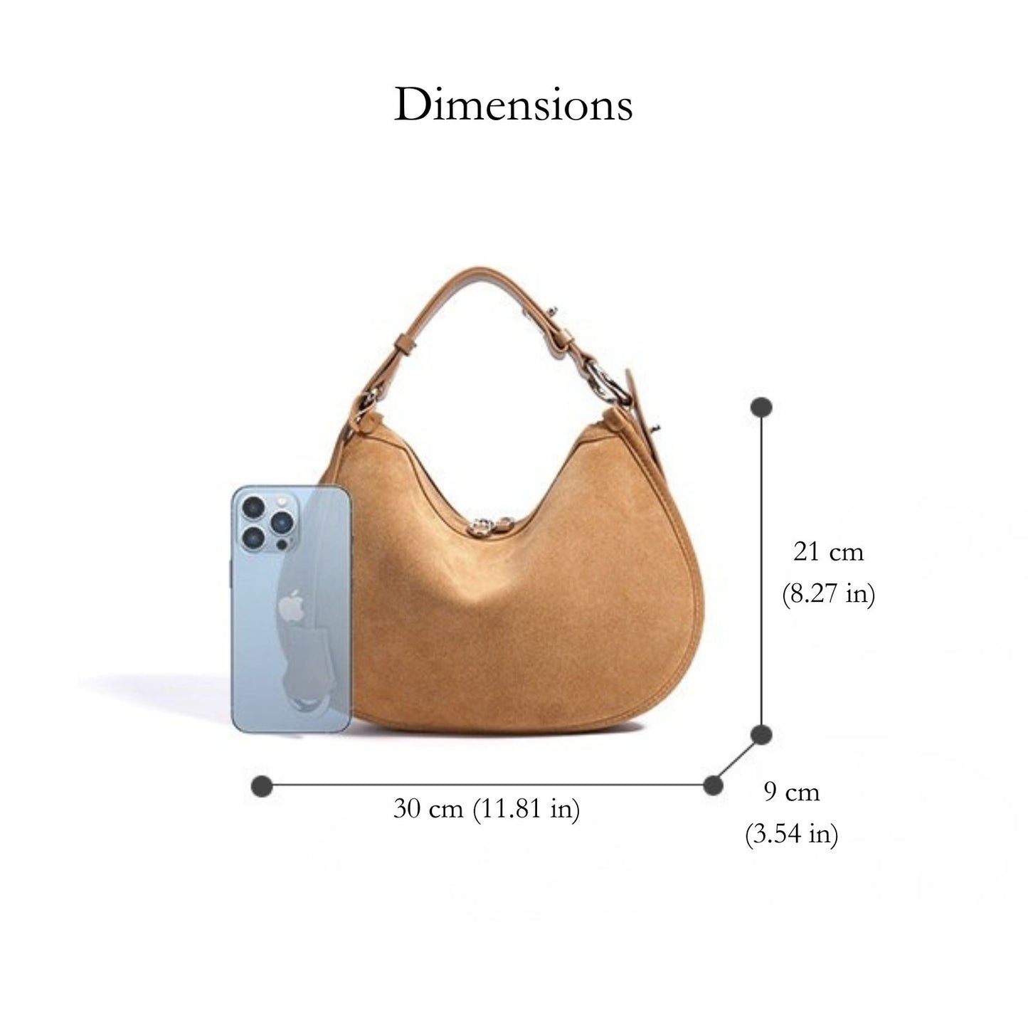 Miranda Suede Hobo Bag