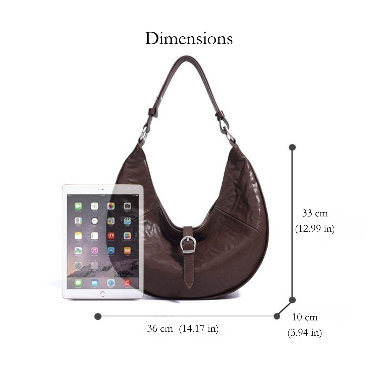 Artemis Leather Hobo Bag