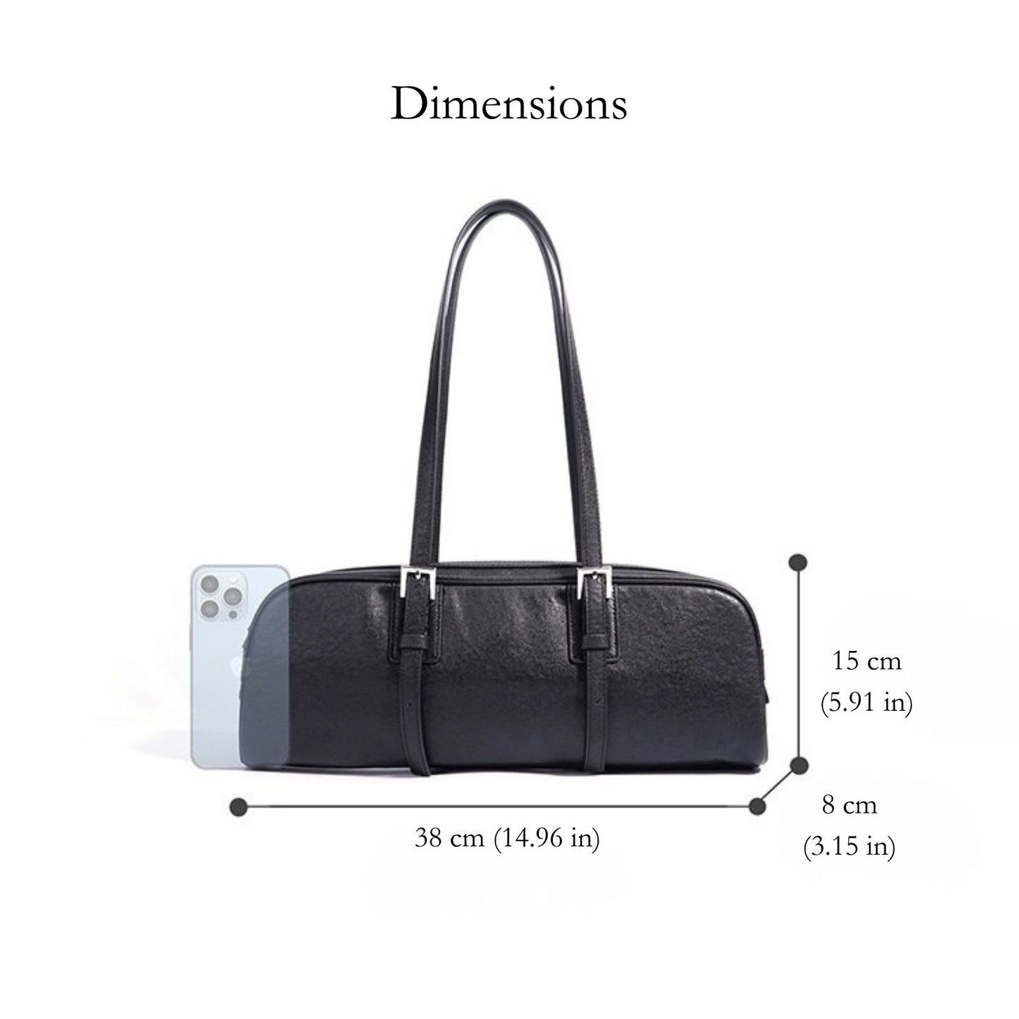 Mia Leather Barrel Bag