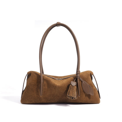 Angeline Tassel Barrel Bag