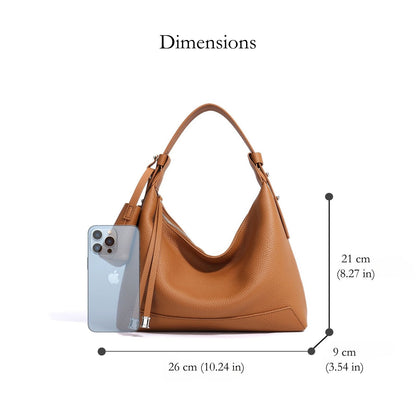 Kate Pebbled Leather Hobo Bag